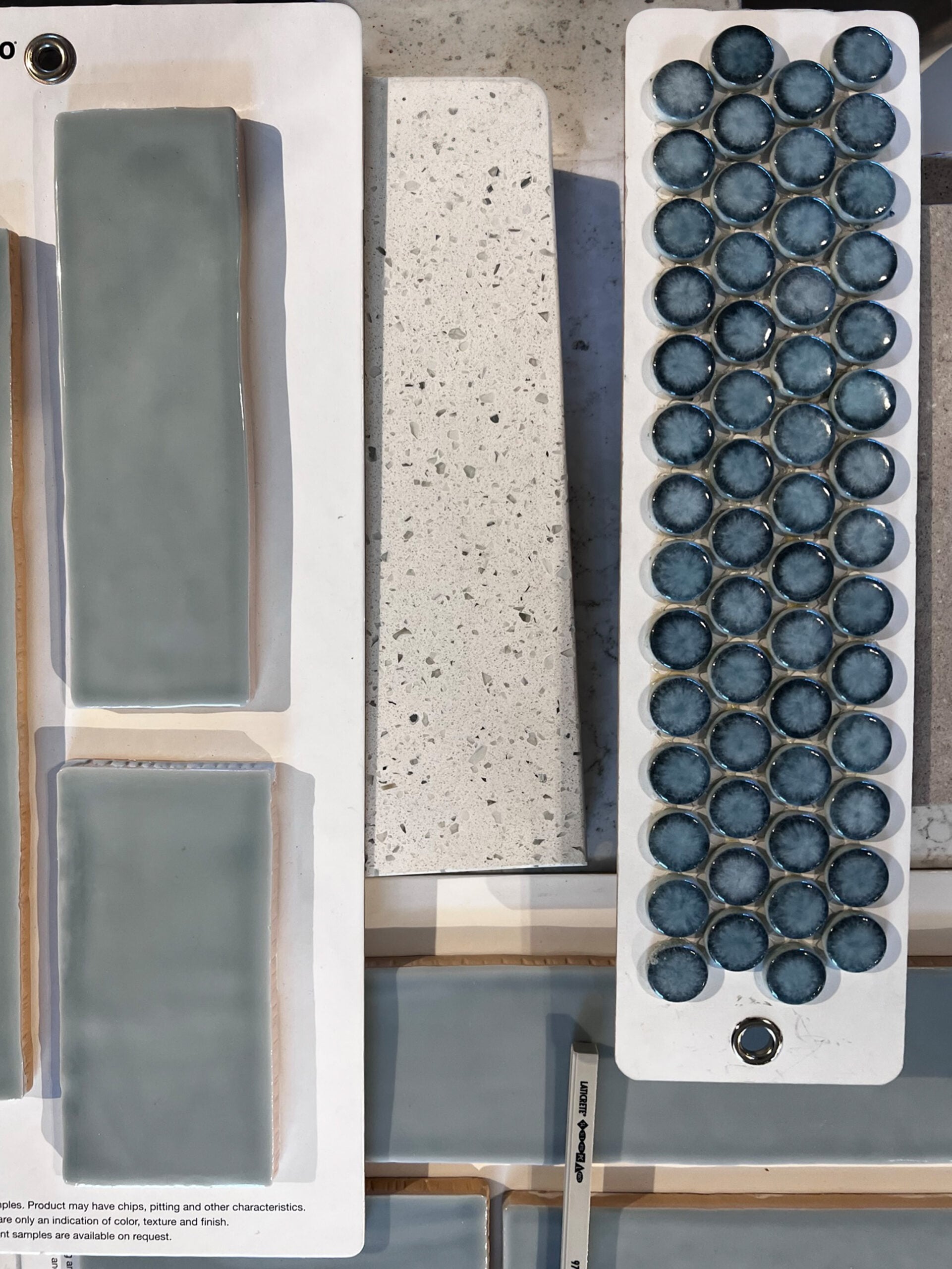 OM Design interior design process — materials and fabric selection