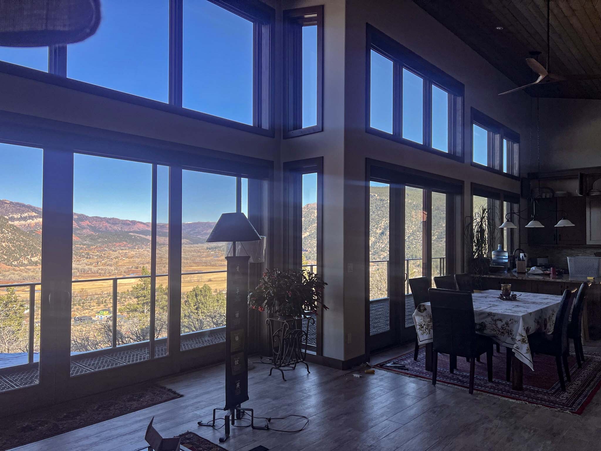 Custom automatic window coverings installation