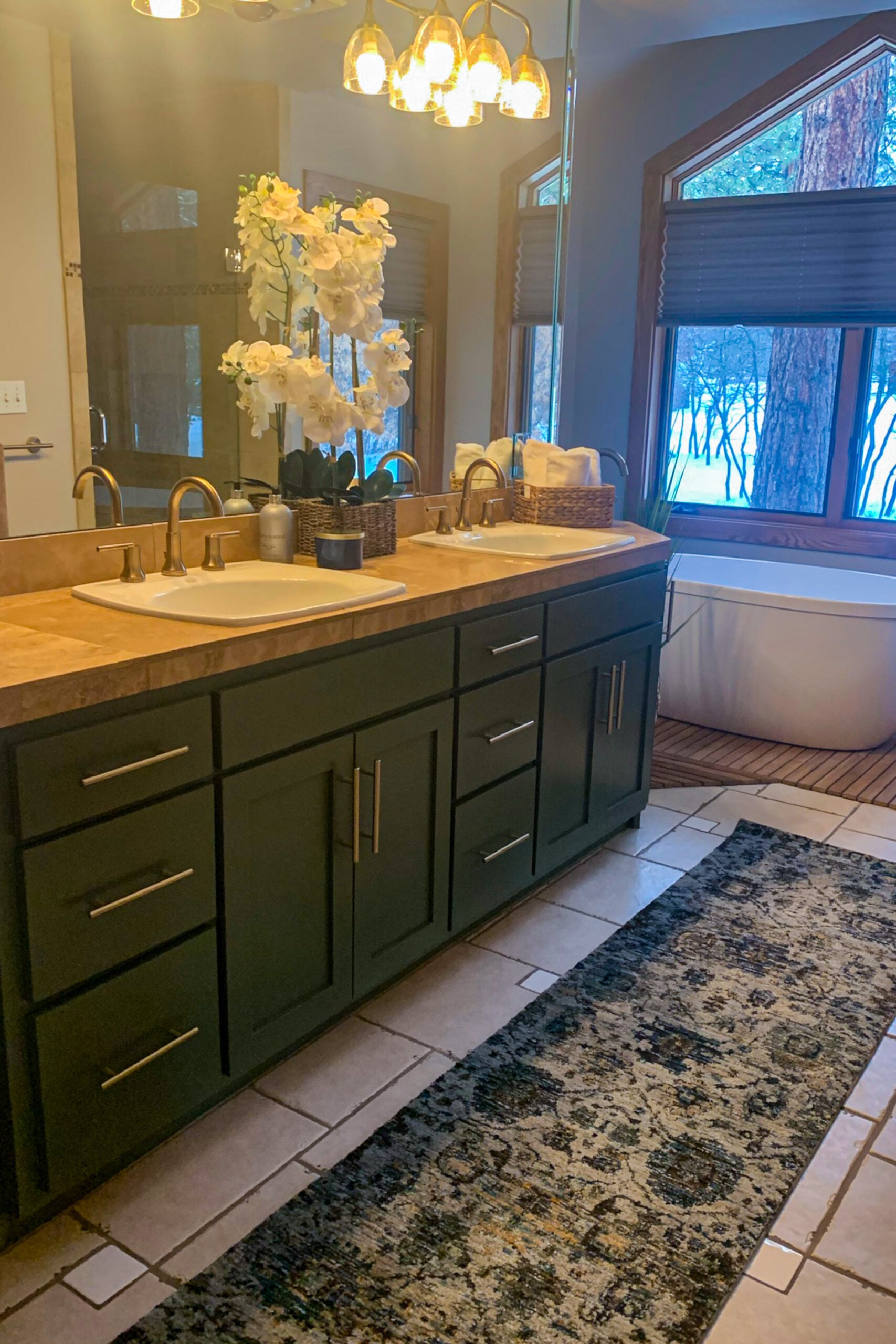 Custom cabinet installation at Blue Ridge